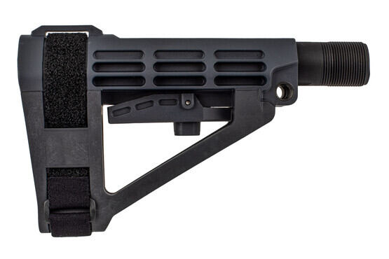 SB Tactical SBA4 Pistol Arm Brace comes in stealth gray